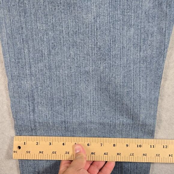 Y2K Sean John Jeans Mens 40x30 Blue Light Wash Garvey Wide Leg Baggy Distressed - Picture 9 of 11